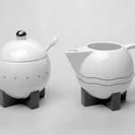 Sugar Bowl with Lid and Spoon