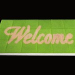 Doormat: Welcome (Green)