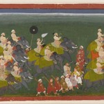 Maharana Sangram Singh of Mewar Riding in an Elephant Procession