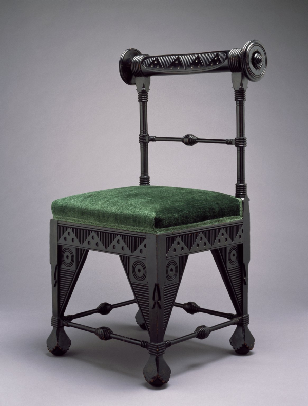 Attributed to Daniel Pabst: Side Chair detail