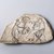  <em>Cat and Mouse</em>, ca. 1295–1075 B.C.E. Limestone, ink, 3 1/2 x 6 13/16 x 7/16 in. (8.9 x 17.3 x 1.1 cm). Brooklyn Museum, Charles Edwin Wilbour Fund, 37.51E. Creative Commons-BY (Photo: Brooklyn Museum (Gavin Ashworth,er), 37.51E_Gavin_Ashworth_photograph.jpg)