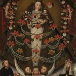 Virgin of Pomata with St. Nicholas Tolentino and St. Rose of Lima