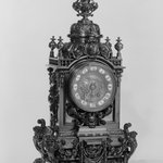 Clock, Part of a Three Piece Garniture