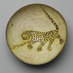 Bowl Depicting a Cheetah