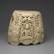 Water Cooling Jug, Iraq, Syria, or Turkey (Jazira region), Seljuk period, late 12th–early 13th century. 