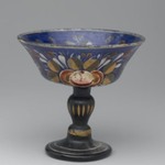 Painted Stemmed Cup