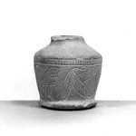 Kohl Jar with Incised Figures