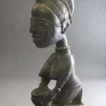 Kneeling Female Figure Holding Bowl