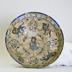 Bowl Depicting a Seated Figure Surrounded by Winged Lions and Sphinxes